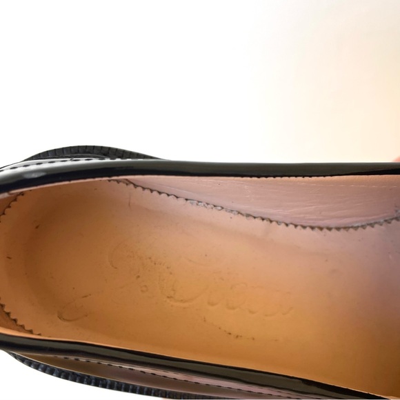 J. Crew Rowan Black Leather Penny Loafers Slip On Business Casual Shoes Size 7 - Picture 6 of 8